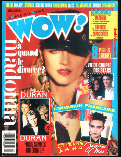 WOW Fevrier 1987 - Madonna
